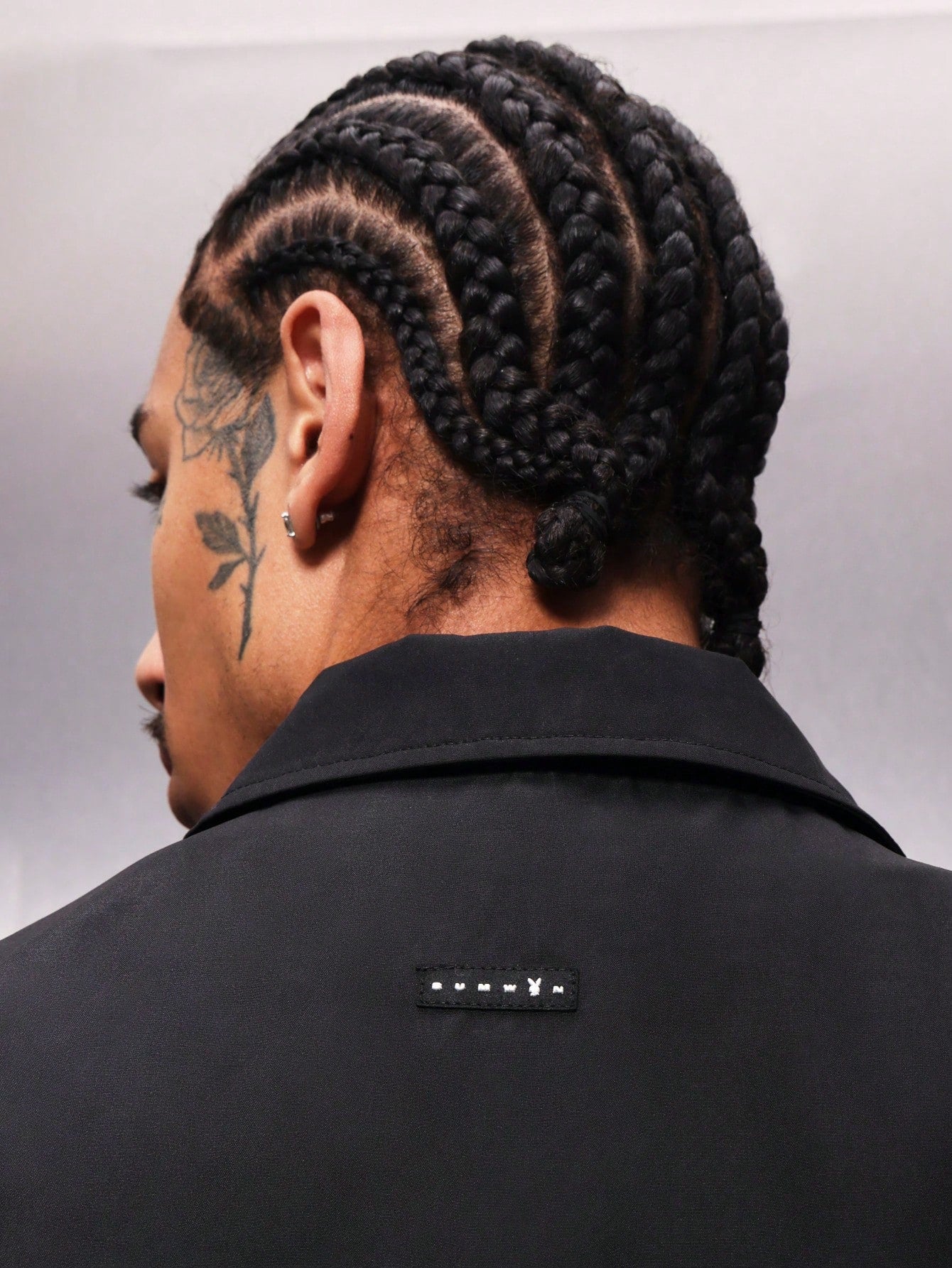 Zip through shirt with detail print