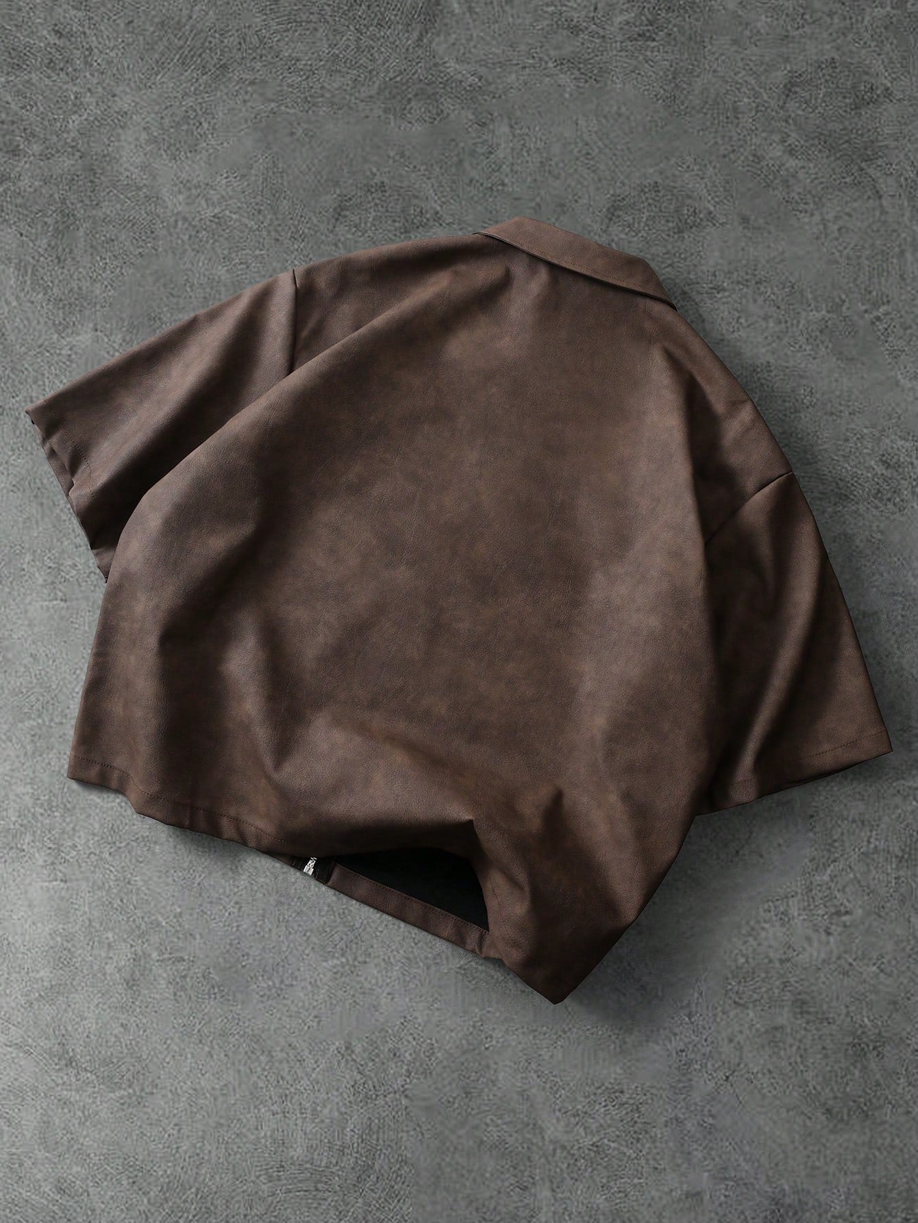 Boxy Fit Zip up Shirt