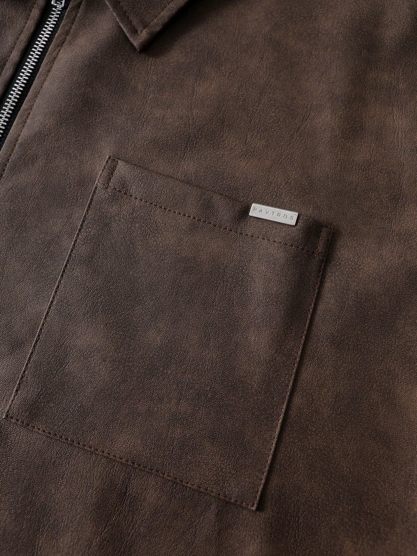 Boxy Fit Zip up Shirt