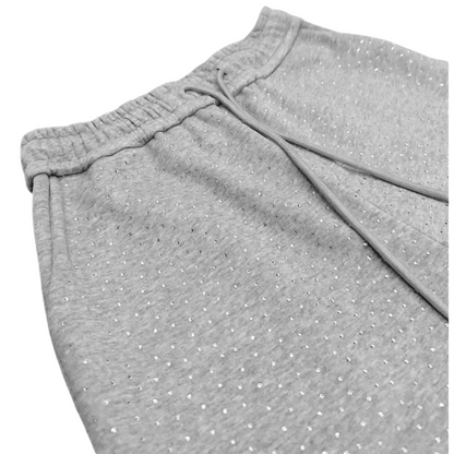 VYBES Rhinestone Sweatpants