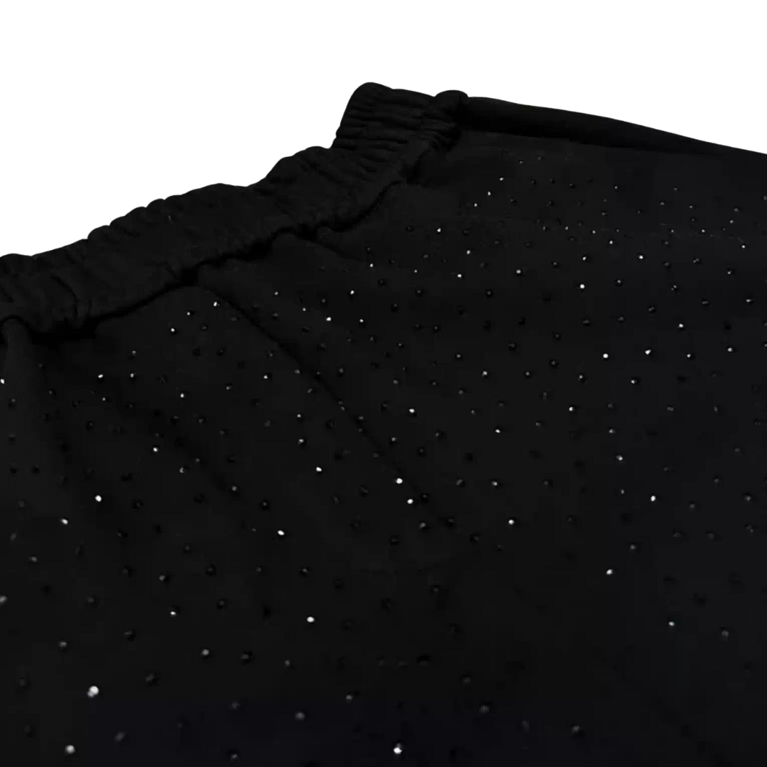 VYBES Rhinestone Sweatpants