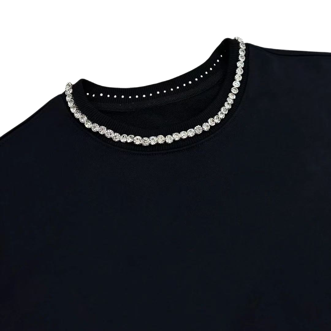 VYBES Iced Collar Crewneck