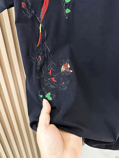 Men's Polo Shirt, Summer Trend, Embroidered, Premium Feel, Fashionable Lapel Collar