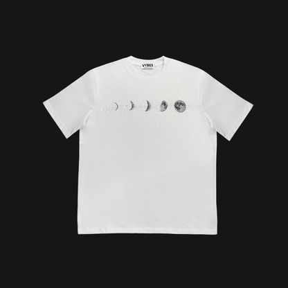 VYBES Rhinestone Moon Tee