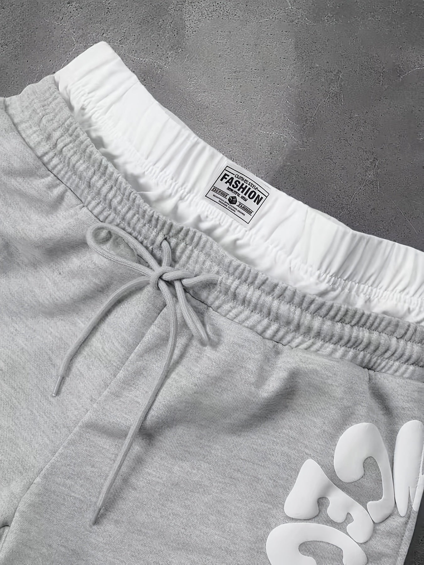 Men's Casual Shorts, Featuring Trendy Foam Print Design. Vintage-inspired Casual Style