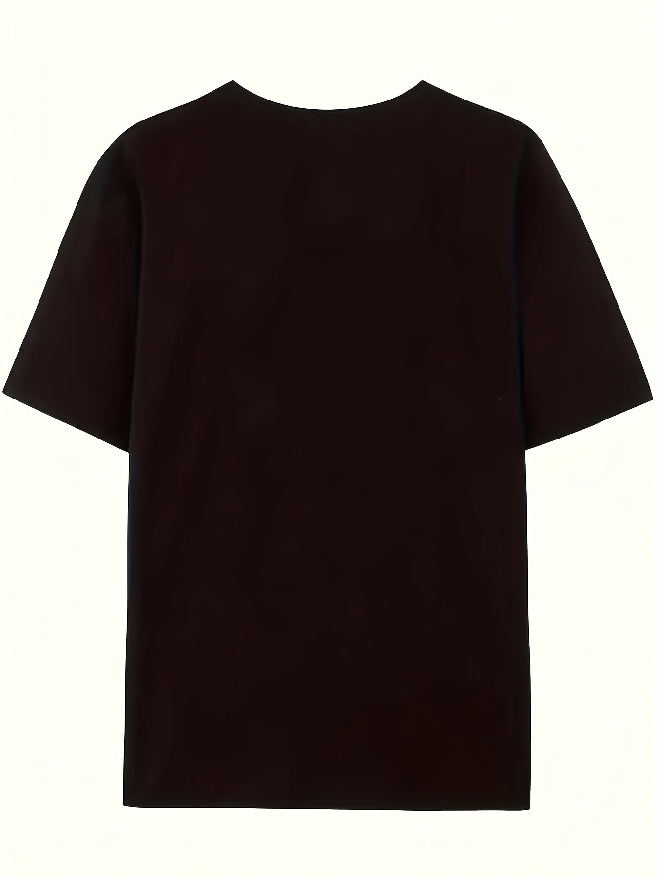 Round Neck Short-Sleeved T-Shirt, Light Luxury Star Embellishment