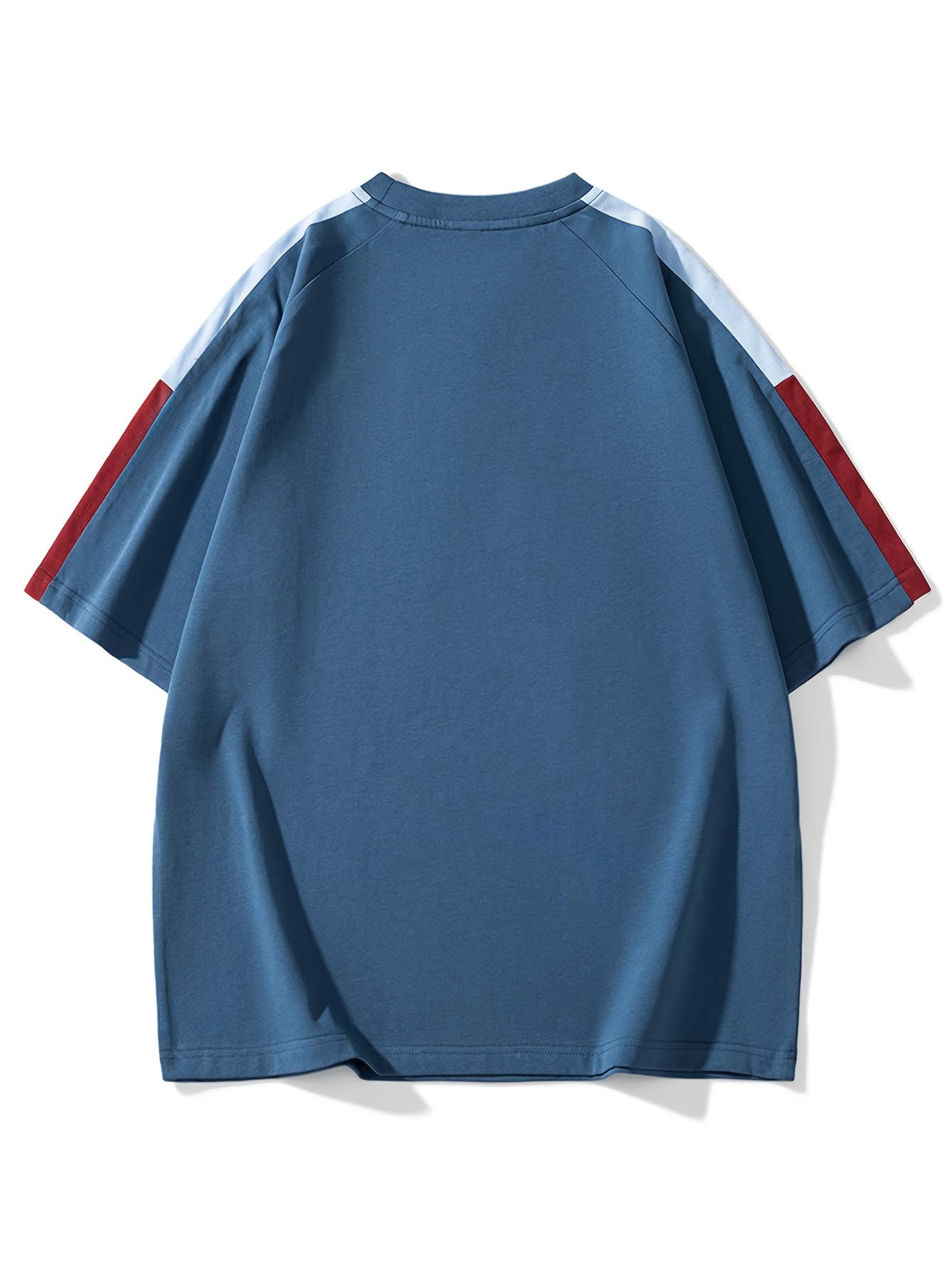 Men's & Unisex American Retro Color-Block Striped T-Shirt