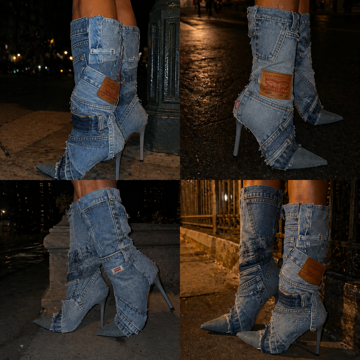 The Celestia Denim Boots