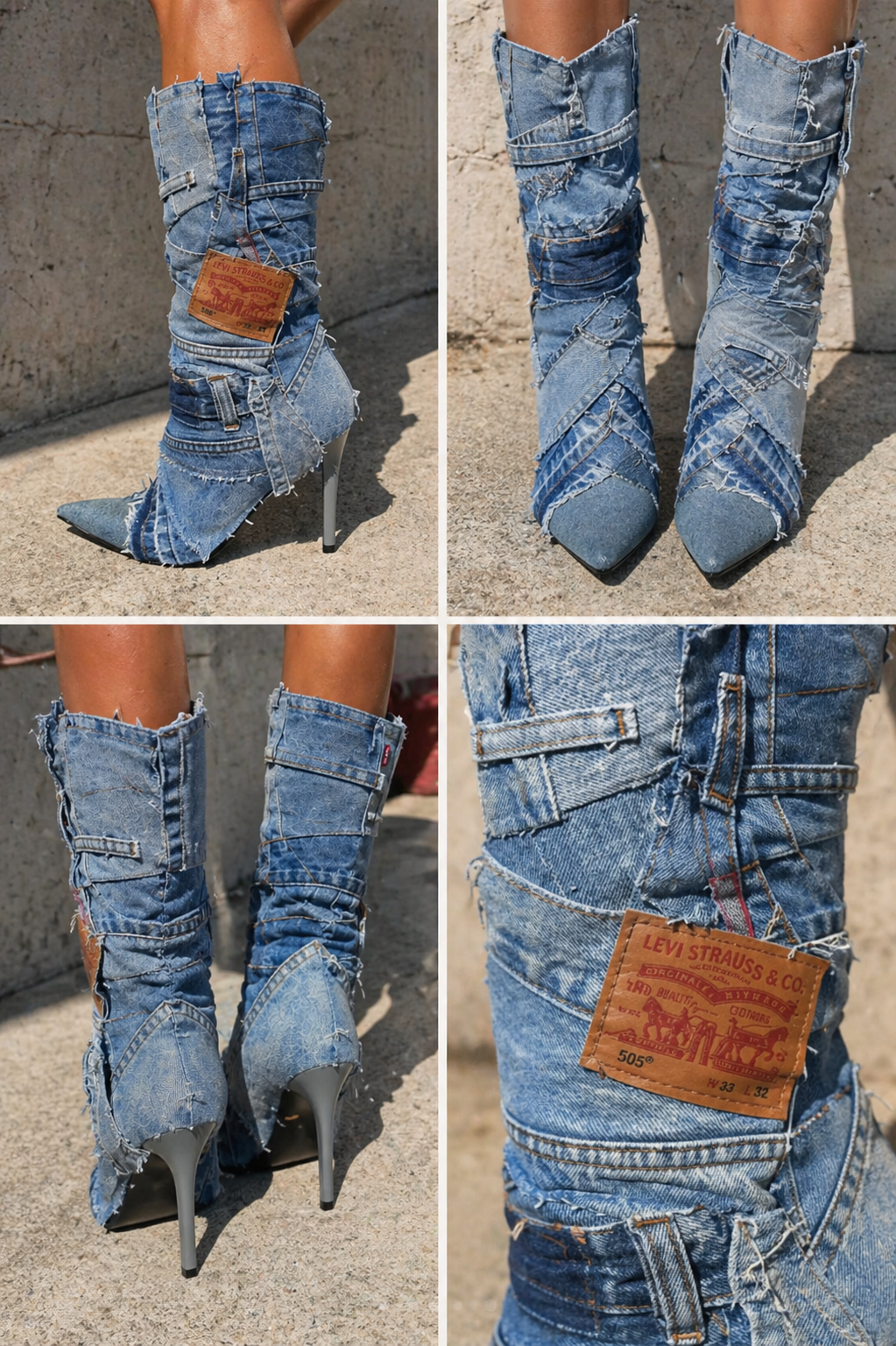 The Celestia Denim Boots