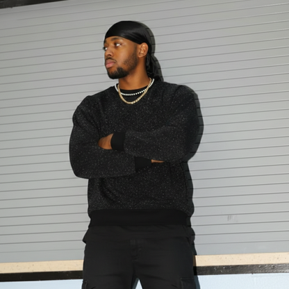 VYBES Iced Collar Crewneck
