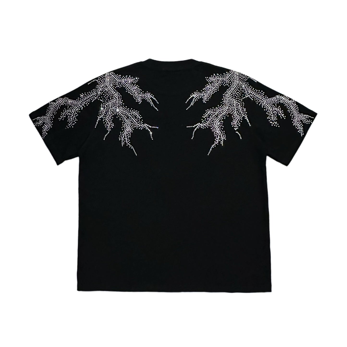 VYBES Rhinestone Lightning Tee