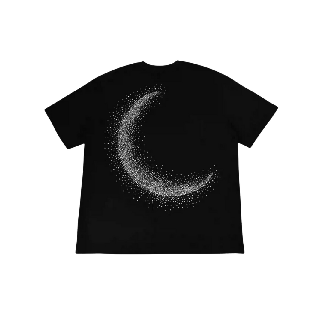 VYBES Rhinestone Moon Tee