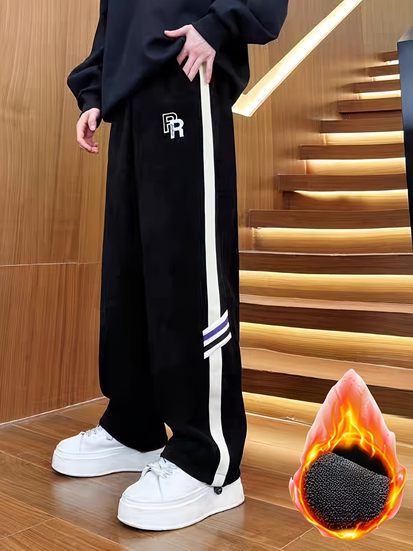 Outdoor Striped Trackpants