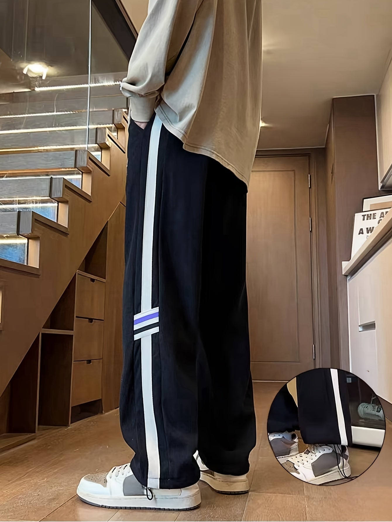 Outdoor Striped Trackpants